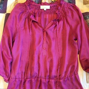LOFT polka dotted blouse L